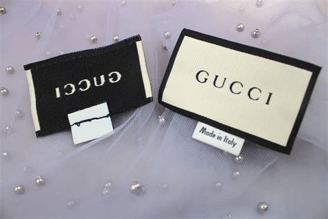 Gucci shipping label